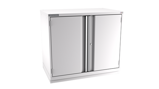 Champion Tool Storage EW1800-2FDIL-FTB-LG 2-Door Standard Depth Modular Cabinet EW1800 | 47"W x 41-3/4"H x 28-1/2"D, Light Gray