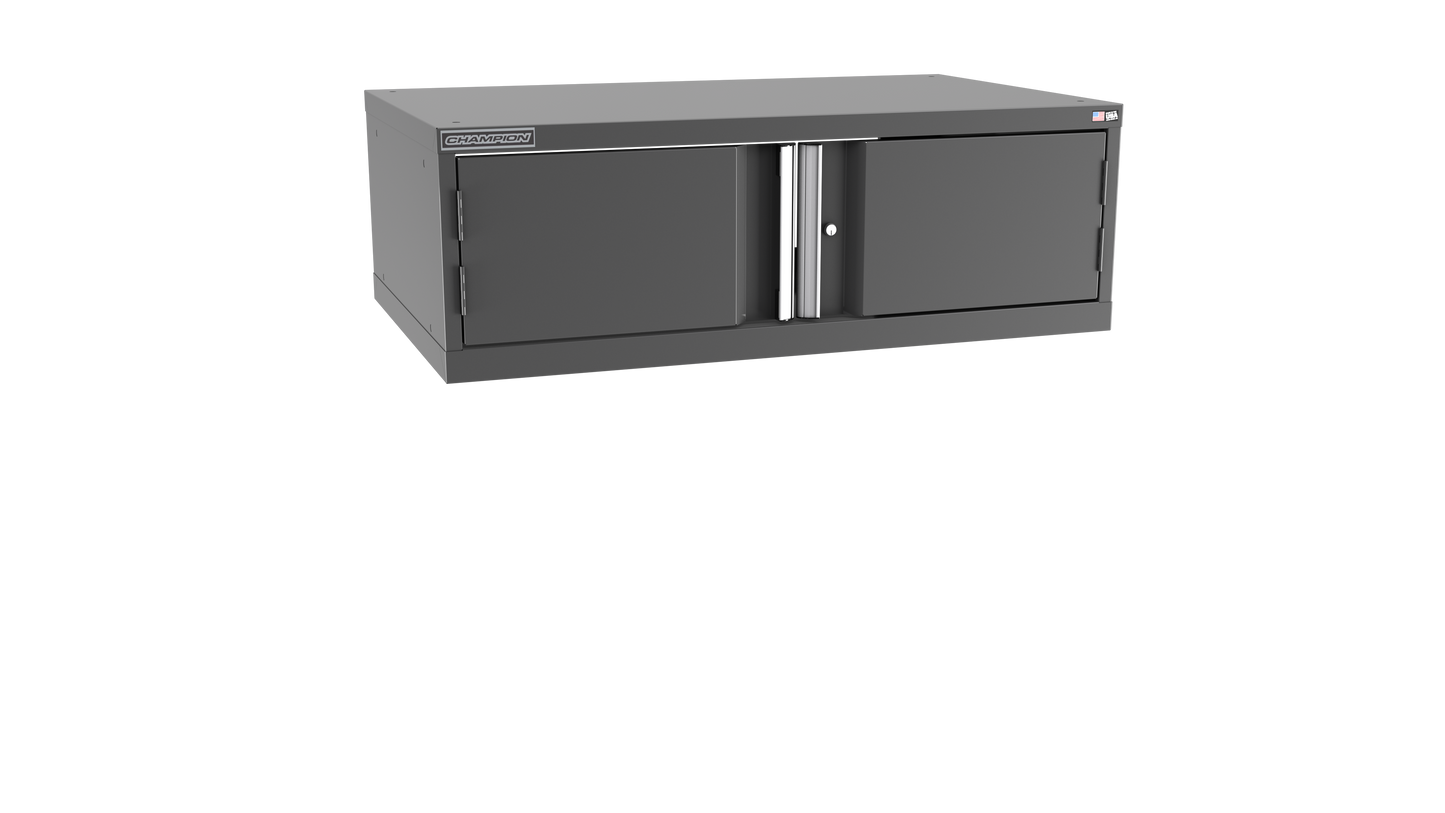 Champion Tool Storage EW600-2FDIL-DG 2-Door Standard Depth Modular Cabinet EW600 | 47"W x 15-3/4"H x 28-1/2"D, Dark Gray