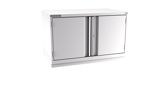 Champion Tool Storage EWS1200-2FDIL-FTB-LG 2-Door Shallow Depth Modular Cabinet EWS1200 | 47"W x 29-7/8"H x 22-1/2"D, Light Gray
