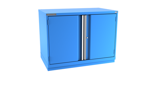 Champion Tool Storage EWS1500-2FDIL-FTB-BB 2-Door Shallow Depth Modular Cabinet EWS1500 | 47"W x 35-7/8"H x 22-1/2"D, Bright Blue