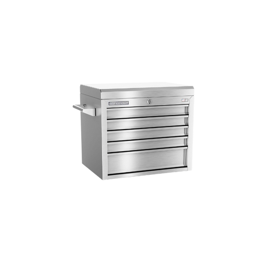 Champion Tool Storage FMPS2705TC 5-Drawer Standard Depth 27" FMPRO SST Top Chest | 27"W x 23"H x 20"D, Stainless