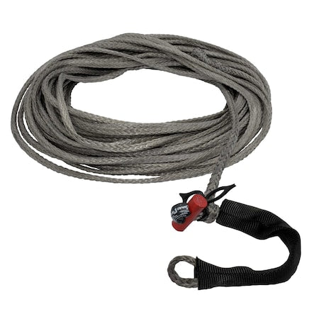 Fusion Tools 20-0250100 1/4" x 100' LockJaw Synthetic Winch Line w/ Integrated Shackle 2,833 lbs WLL
