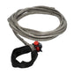 Fusion Tools 21-0250025 1/4" x 25' LockJaw Synthetic Winch Line Extension w/ Integrated Shackle 2,833 lbs WLL
