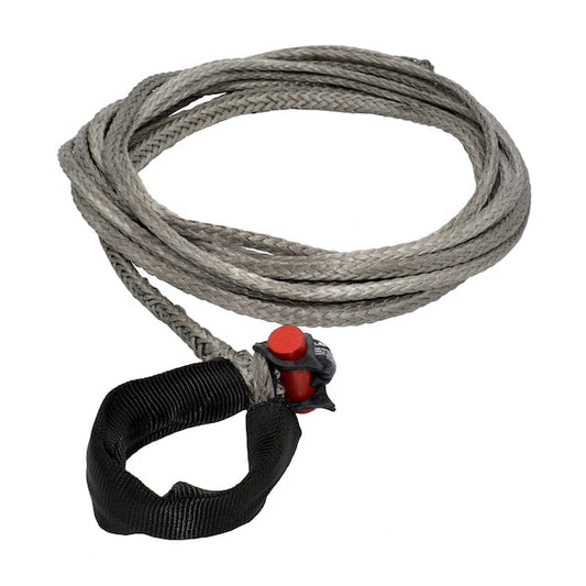 Fusion Tools 21-0250025 1/4" x 25' LockJaw Synthetic Winch Line Extension w/ Integrated Shackle 2,833 lbs WLL