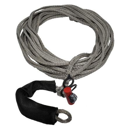 Fusion Tools 21-0250050 1/4" x 50' LockJaw Synthetic Winch Line Extension w/ Integrated Shackle 2,833 lbs WLL