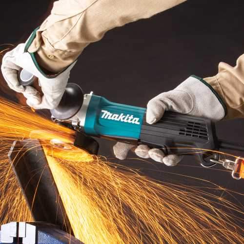 Makita GA4553R 4‑1/2" Paddle Switch Angle Grinder, with Non‑Removable Guard