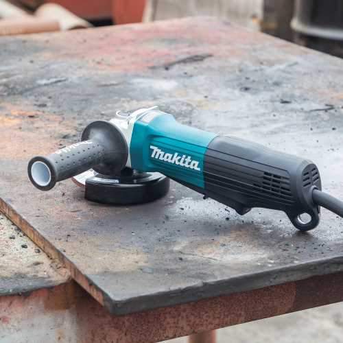 Makita GA4553R 4‑1/2" Paddle Switch Angle Grinder, with Non‑Removable Guard
