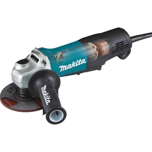 Makita GA4553R 4‑1/2" Paddle Switch Angle Grinder, with Non‑Removable Guard