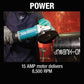 Makita GA7080 7" Angle Grinder, with Rotatable Handle, and Lock‑On Switch