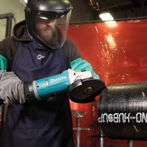 Makita GA7080 7" Angle Grinder, with Rotatable Handle, and Lock‑On Switch