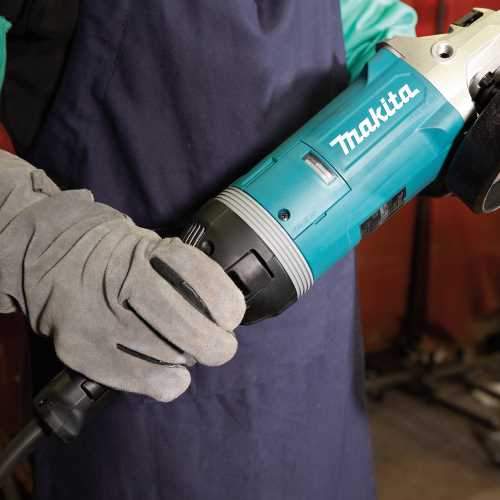 Makita GA7080 7" Angle Grinder, with Rotatable Handle, and Lock‑On Switch