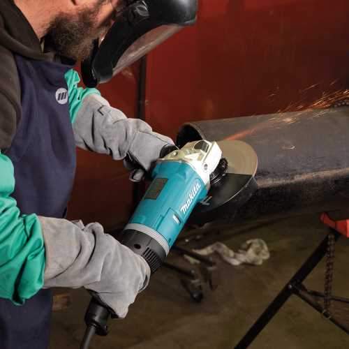 Makita GA9080 9" Angle Grinder, with Rotatable Handle, and Lock‑On Switch