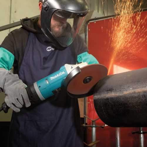 Makita GA9080 9" Angle Grinder, with Rotatable Handle, and Lock‑On Switch