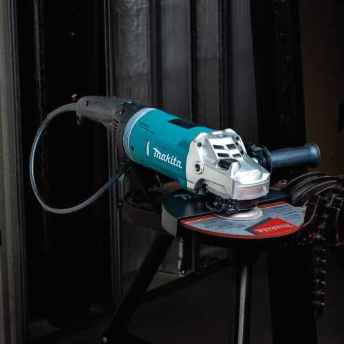 Makita GA9080 9" Angle Grinder, with Rotatable Handle, and Lock‑On Switch