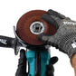 Makita GAG13M1 40V max XGT® Brushless Cordless 4‑1/2" / 5" X‑LOCK Paddle Switch Angle Grinder Kit, with Electric Brake (4.0Ah)