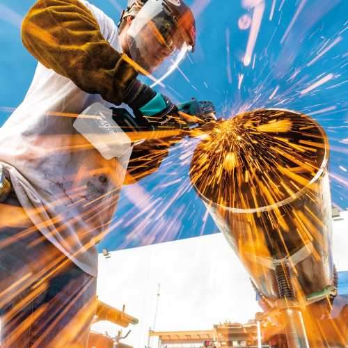 Makita GAG13Z 40V max XGT® Brushless Cordless 4‑1/2" / 5" X‑LOCK Paddle Switch Angle Grinder, with Electric Brake, Tool Only