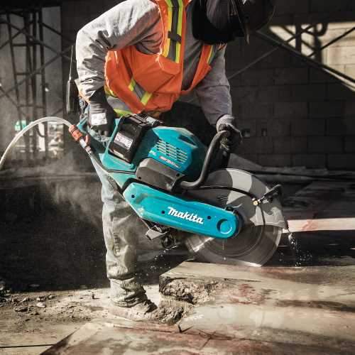 Makita GEC01PL4 80V max (40V max X2) XGT® Brushless 14" Power Cutter Kit with 4 Batteries, AFT®, Electric Brake (8.0Ah)