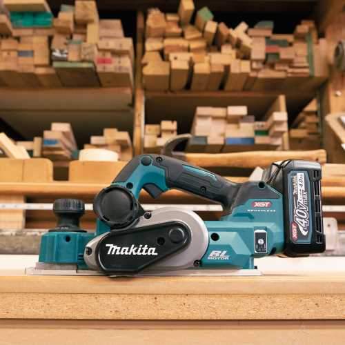 Makita GPK01M1 40V max XGT® Brushless Cordless 3‑1/4" Planer Kit, AWS® Capable (4.0Ah)
