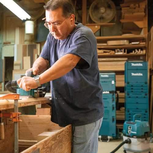Makita GPK01M1 40V max XGT® Brushless Cordless 3‑1/4" Planer Kit, AWS® Capable (4.0Ah)