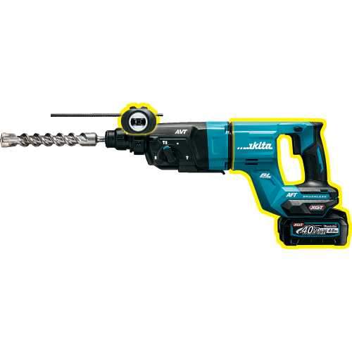 Makita GRH07M1 40V max XGT® Brushless Cordless 1‑1/8" SDS‑PLUS AVT® Rotary Hammer (D‑Handle) Kit, AFT®, AWS® Capable (4.0 Ah)