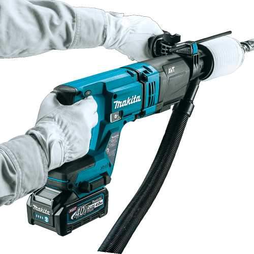 Makita GRH07M1 40V max XGT® Brushless Cordless 1‑1/8" SDS‑PLUS AVT® Rotary Hammer (D‑Handle) Kit, AFT®, AWS® Capable (4.0 Ah)