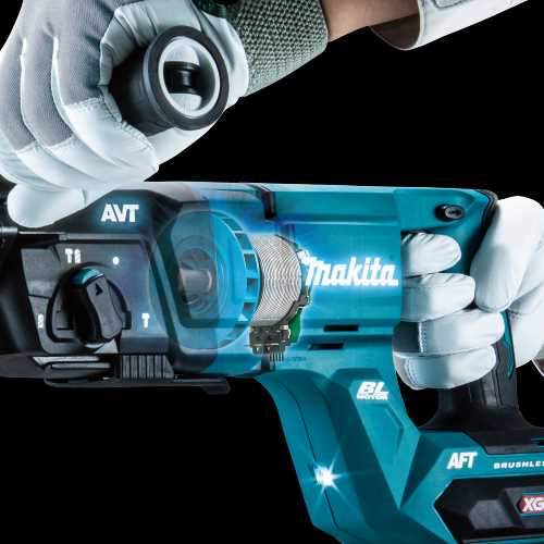 Makita GRH07Z 40V max XGT® Brushless Cordless 1‑1/8" SDS‑PLUS AVT® Rotary Hammer (D‑Handle), AFT®, AWS® Capable, Tool Only