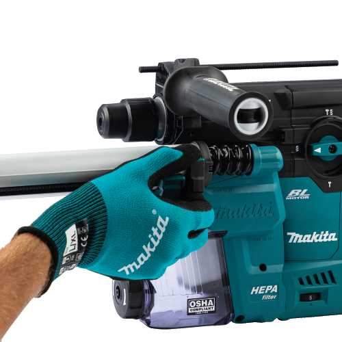 Makita GRH08ZW 40V max XGT® Brushless Cordless 1‑3/16" SDS‑PLUS AVT® Rotary Hammer w/ Dust Extractor, AFT®, AWS® Capable, Tool Only