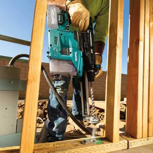 Makita GRH08ZW 40V max XGT® Brushless Cordless 1‑3/16" SDS‑PLUS AVT® Rotary Hammer w/ Dust Extractor, AFT®, AWS® Capable, Tool Only