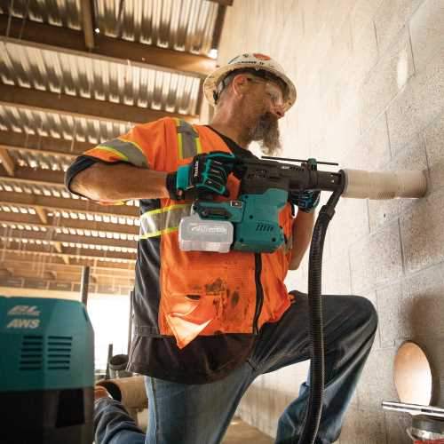 Makita GRH09Z 40V max XGT® Brushless Cordless 1‑3/16" SDS‑PLUS AVT® Rotary Hammer, with Interchangeable Chuck, AWS® Capable, Tool Only