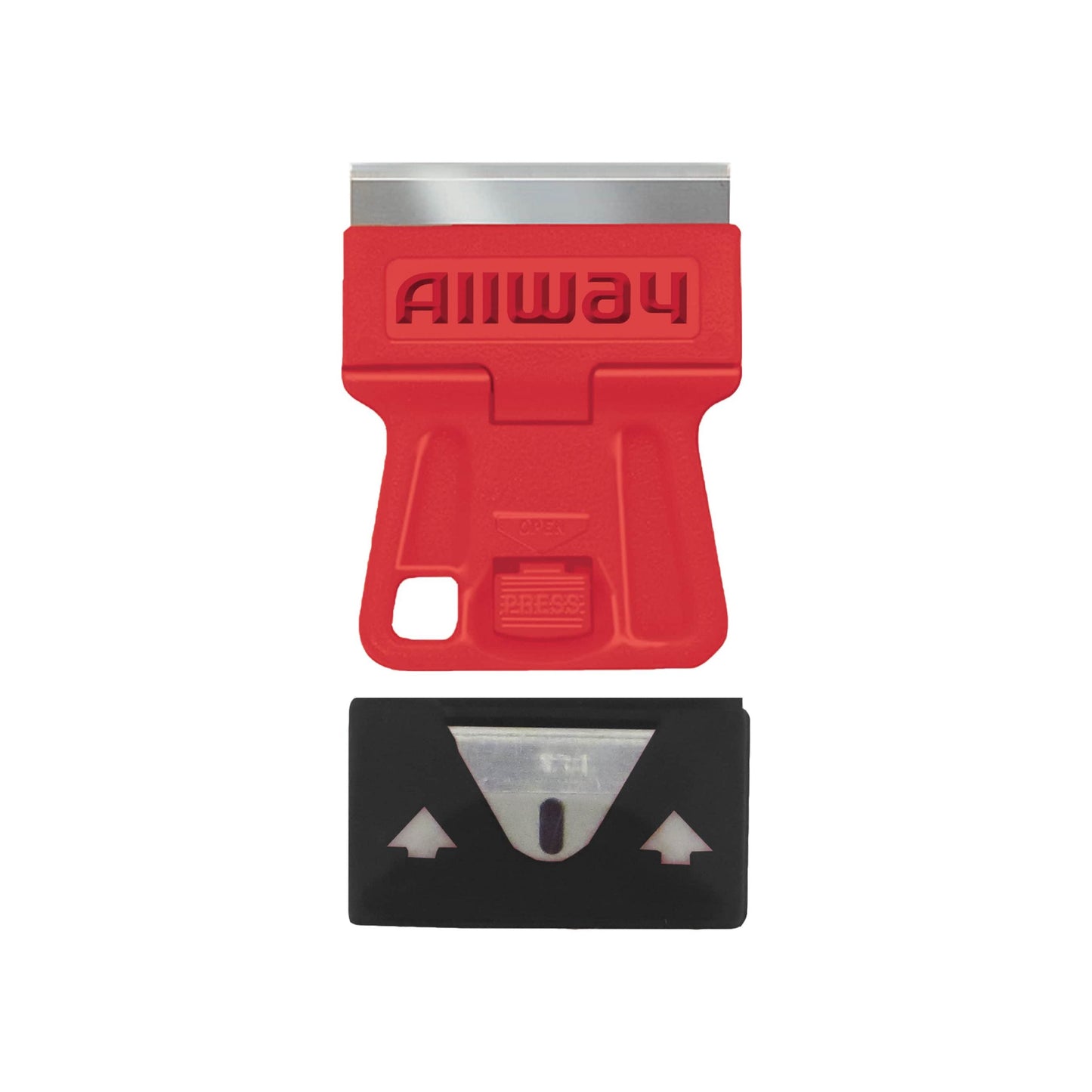 Allway GSM5 Mini Glass Scraper, 5 Blades