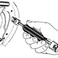 Gearwrench 2774D Universal Brake Shoe Retaining Spring Tool