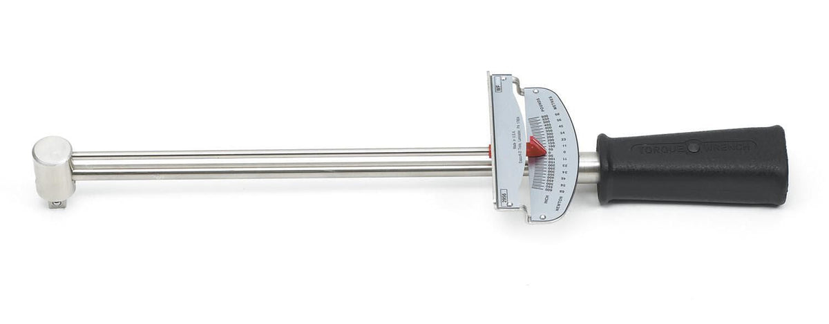 Gearwrench 2955N 1/4" Drive Beam Torque Wrench 0-80 in/lbs.
