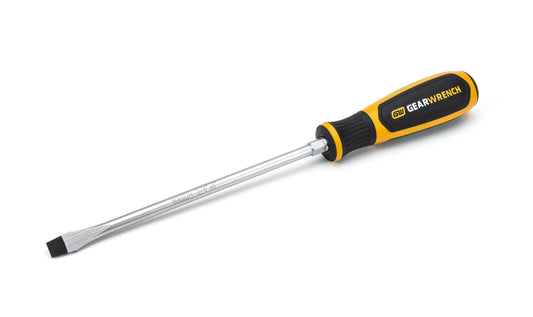 Gearwrench 80022H 3/8" x 8" Slotted Dual Material Screwdriver