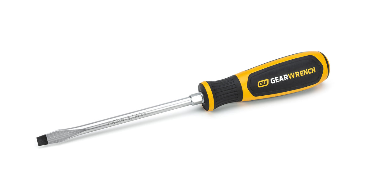 Gearwrench 80023 5/16" x 6" Slotted Dual Material Screwdriver