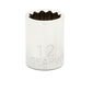 Gearwrench 80206 1/4" Drive 12 Point Standard Metric Socket 12mm