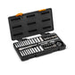 Gearwrench 80300P 51 Piece 1/4" Drive 6 Point 120XP™ Standard and Deep SAE/Metric Mechanics Tool Set