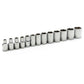 Gearwrench 80302D 13 Piece 1/4" Drive 6 Point Standard Metric Socket Set
