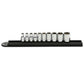 Gearwrench 80303 10 Piece 1/4" Drive 6 Point Standard SAE Socket Set