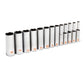 Gearwrench 80304H 13 Piece 1/4" Drive 6 Point Metric Hi-Viz Deep Socket Set