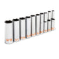 Gearwrench 80305H 10 Piece 1/4" Drive 6 Point SAE Hi-Viz Deep Socket Set