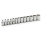 Gearwrench 80306 13 Piece 1/4" Drive 12 Point Standard Metric Socket Set