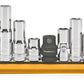 Gearwrench 80319 10 Piece 1/4" & 3/8" Drive 6 Point 10mm Socket Set