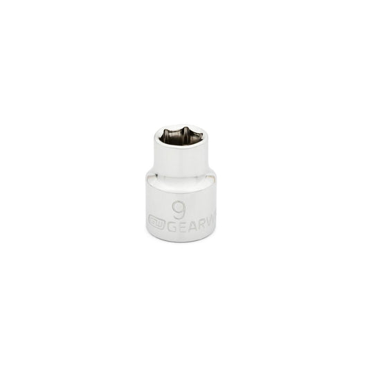 Gearwrench 80377 3/8" Drive 6 Point Standard Metric Socket 9mm