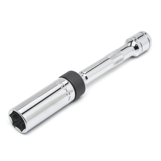 Gearwrench 80546 3/8" Drive 6 Point 5/8" Magnetic Swivel Spark Plug Socket 6"