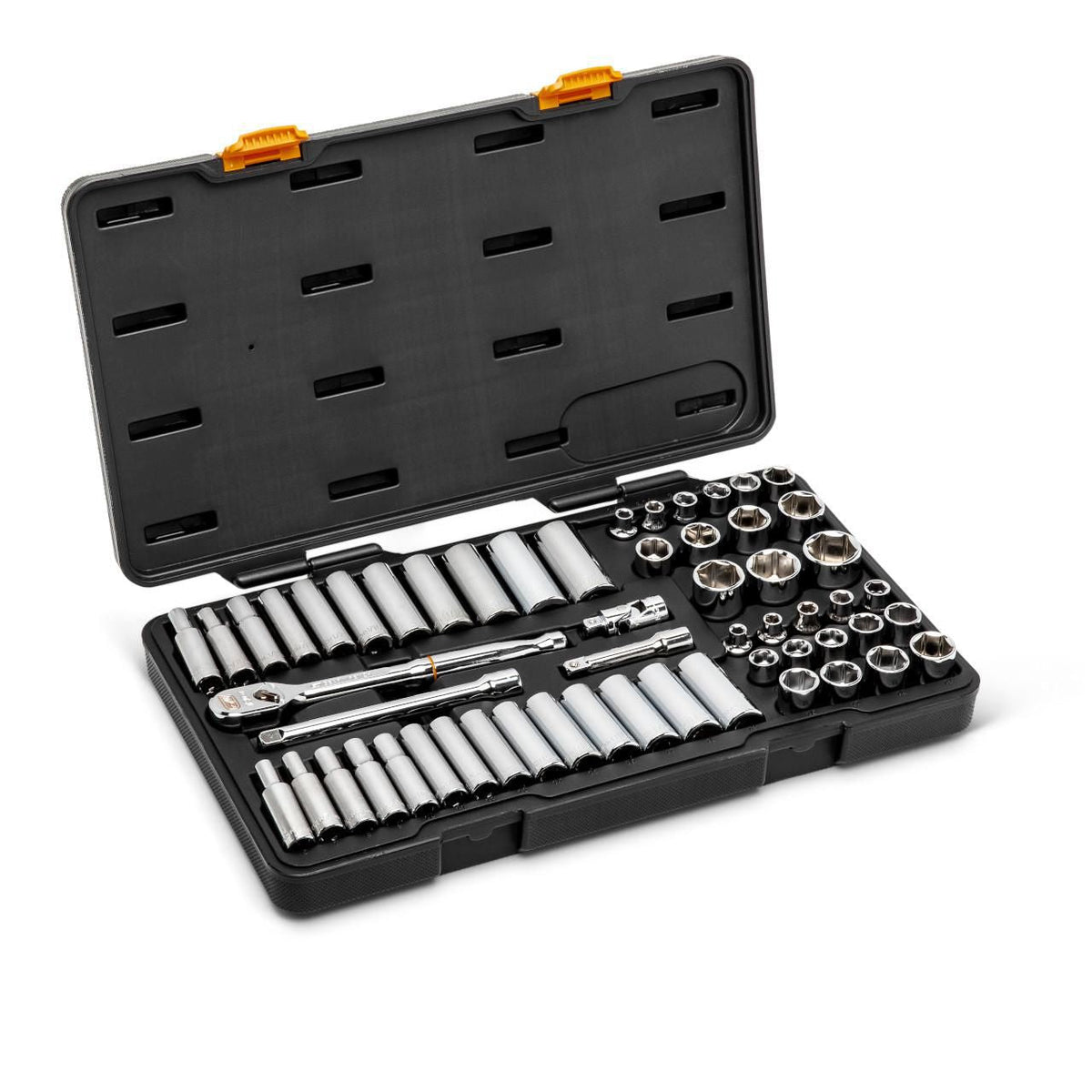 Gearwrench 80550P 56 Piece 3/8" Drive 6 Point 120XP™ Standard and Deep SAE/Metric Mechanics Tool Set