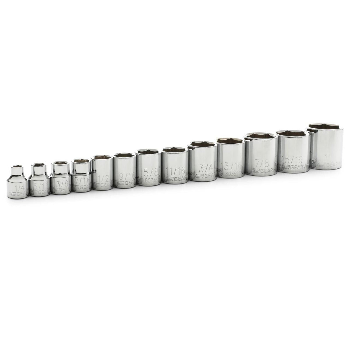 Gearwrench 80553 13 Piece 3/8" Drive 6 Point Standard SAE Socket Set