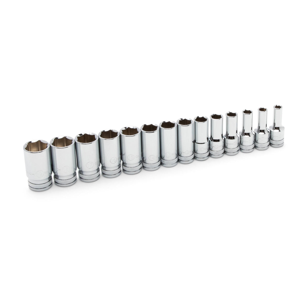 Gearwrench 80554S 14 Piece 3/8" Drive 6 Point Mid Length Metric Socket Set