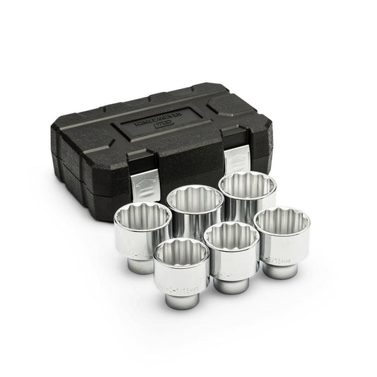 Gearwrench 80844 6 Piece 3/4" Drive 12 Point SAE Standard Length Socket Set