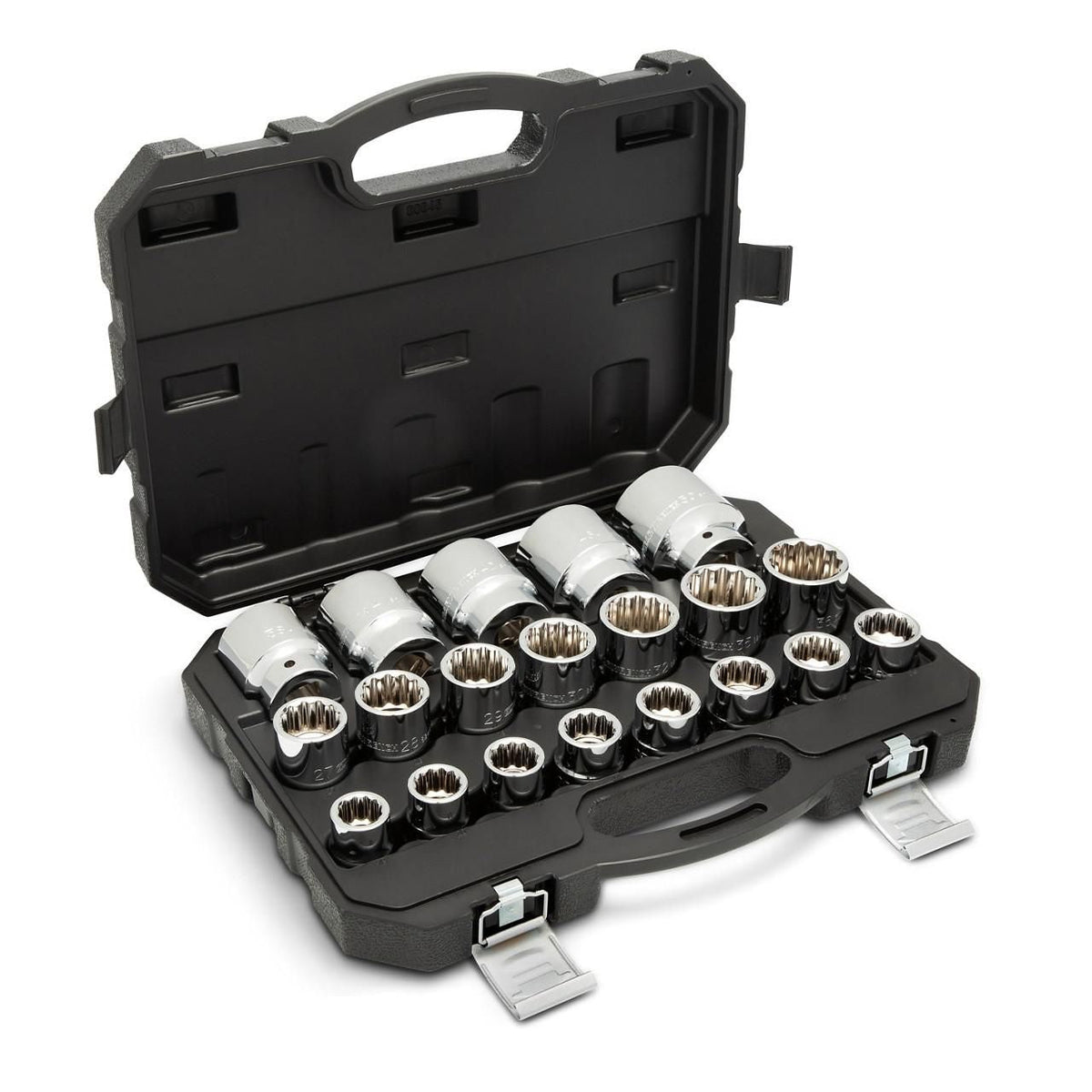 Gearwrench 80845 20 Piece 3/4" Drive 12 Point Metric Standard Length Socket Set