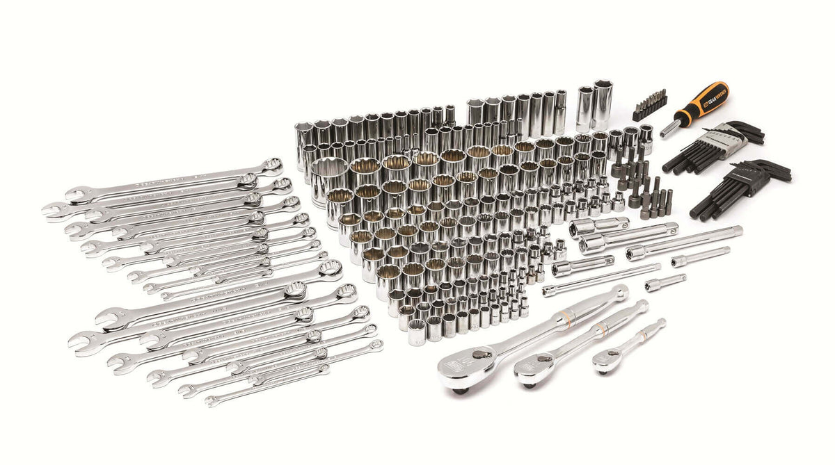 Gearwrench 80942 239 Piece Mechanics Tool Set in 3 Drawer Storage Box
